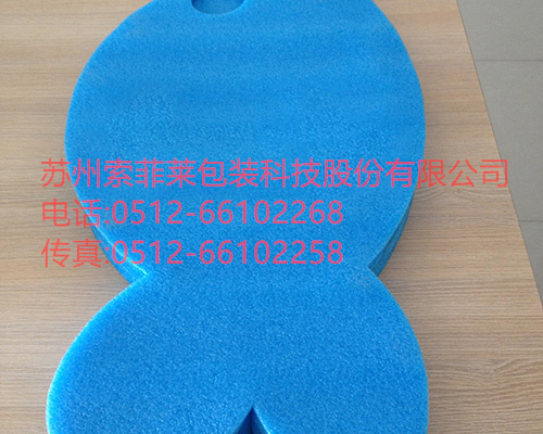 EPE珍珠棉模切加工，深蓝色珍珠棉加工